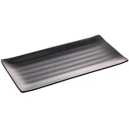 Kit 24 Travessas Pratos Sushi Comida Japonesa Melamina Preto
