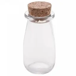 Mini Pote Tampa Rolha 100ml Vidro Lyor Lembrancinhas Porta Mantimentos Decorativo