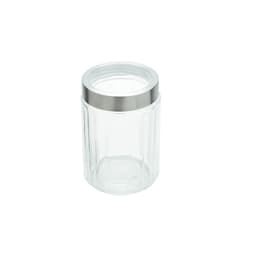 Porta Mantimento de Vidro Sydney Incolor e Prateado 1,2 L