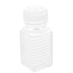 Pote Saleiro Pimenteiro Lyor 80ml Temperos Quadrado de Vidro com Tampa Plástica
