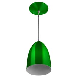 Pendente Bala Sadan Aluminio Verde Metálico
