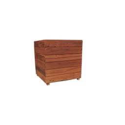 Vaso Cachepot 50x50cm em Madeira Maciça