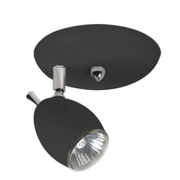 Spot De Sobrepor Para 1 Lâmpada Gu10 Cor Spt Zo01 Preta