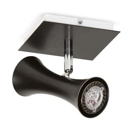 Spot De Sobrepor Para 1 Lâmpada Gu10 Design Spt7911 Preta