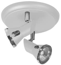 Spot De Sobrepor Para 2 Lâmpadas Gu10 Cor Spt 5602 Branca