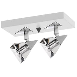 Spot De Sobrepor Para 2 Lâmpadas Halopin Spt 7802 Branca