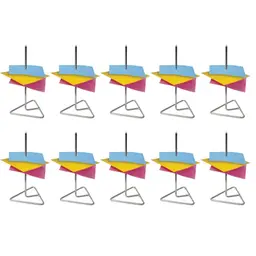 Conjunto 10 Espetos para Fixar Papéis Organizadores de Bancada Restaurante