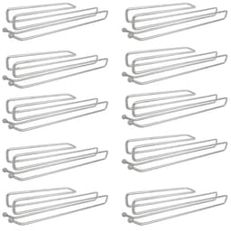 Kit 10 Suportes Porta Taças de Encaixe 2cm Cromado Armário 3