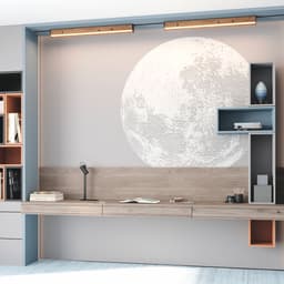 Luminária Teto Led Jade 36w 4000lm Bivolt Madeira Maciça