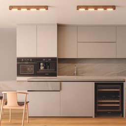 Luminária de Teto Perseu 40w Bivolt Madeira Maciça