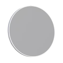 Espelheira Redonda em Aço Arinos Branco