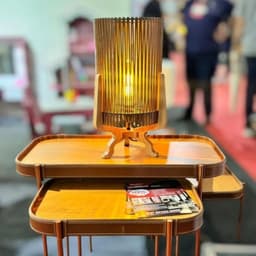 Luminária De Mesa Madeira Natural Navas Freijó