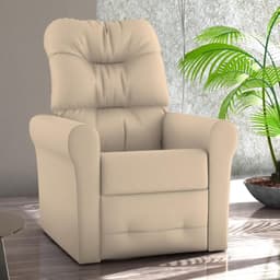 Poltrona Descanso Reclinável Andrea Corino Bege