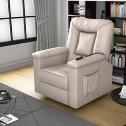 Poltrona Elétrica Reclinável Jerry Corino Bege