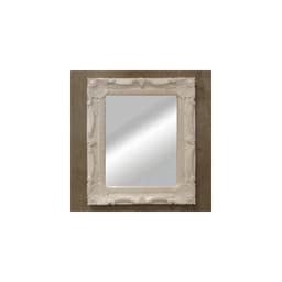 Espelho Para Parede Bahamas Branco Solido 33x28 Cm