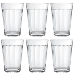 Jogo 6 Copos Americanos 190ml Copos Multiusos Café Cerveja Água Suco Nadir Figueiredo