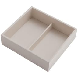 Organizador de Gaveta 2 Divisórias 19,5x18,5cm para Acessóri
