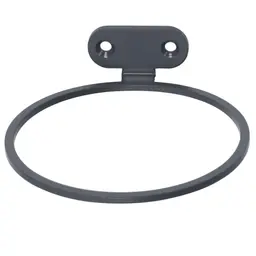 Suporte Secador De Cabelos Parede Cinza 11cm Masutti Aramado Organizador