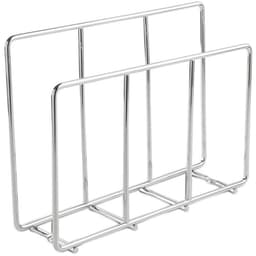 Suporte para Tábuas de Carne Corte Organizador Aramado para Cozinha Cromado Masutti