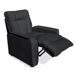 Poltrona do Papai Reclinável Manual Comfort Veludo Cinza Escuro - Montanaris Decor