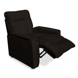 Poltrona do Papai Reclinável Manual Comfort Veludo Marrom - Montanaris Decor