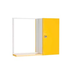 Espelho para Banheiro com Armário Amarelo