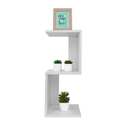 Mesa de Cabeceira Berlim Branco 60 x 25cm