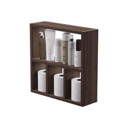 Nicho Porta Papel Organizador para Banheiro Nogal 40cm