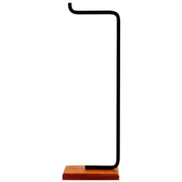 Papeleira Porta Papel Chão Banheiro Lovell Base Madeira Peroba Preto DHom