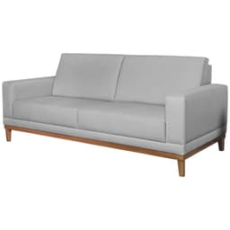 Sofa 3 Lugares 200 cm Crons Linho Cinza Vazzano
