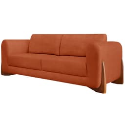 Sofa Jolie 2 Lugares 160cm Pes Boomerang Linho Boucle 3303 Ezz