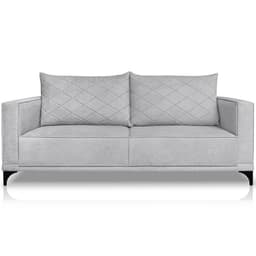 Sofa Nori 2 Lugares Pes De Ferro 160cm Linho Boucle 3302 Ezz