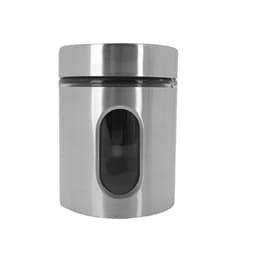 Pote para Condimentos com Visor Vítreo Prata 630 ml