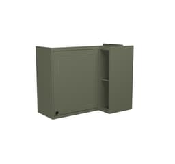 Armário Aéreo de Canto Évora 1 Porta Verde Hill
