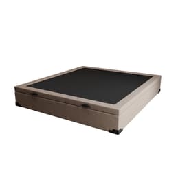 Base para Cama Box Casal Martin Premium com Baú Linho (47x138x188 cm) Cru