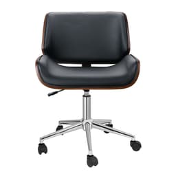 Cadeira de Escritório Diretor Giratória Lauren Preta