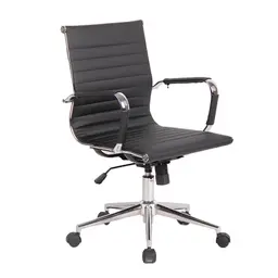 Cadeira de Escritório Diretor Giratória New Best Preta