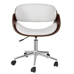 Cadeira de Escritório Diretor Giratória Pilar Branca