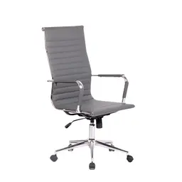 Cadeira de Escritório Presidente Giratória com Relax New Best Cinza
