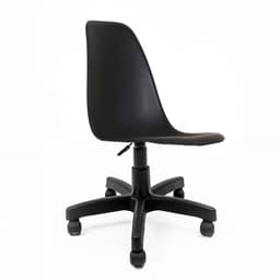 Cadeira de Escritório Secretária Eames Preta