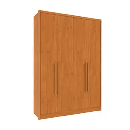 Guarda-Roupa Solteiro Max 4 Portas 2 Gavetas Cinamomo