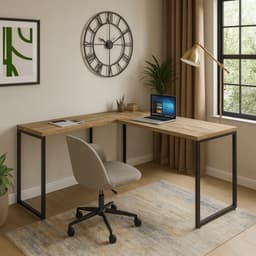 Mesa de Escritório Nikki II Carvalho 150 cm