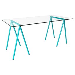 Mesa de Jantar Retangular Copacabana Azul 140 cm