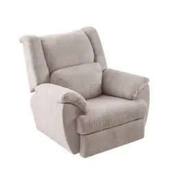 Poltrona Reclinável Elétrica Liz Veludo Bege