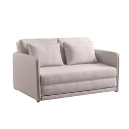 Sofá-Cama 2 Lugares Casal Charlie Veludo Bege