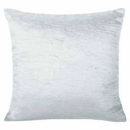Capa de Almofada Cetim Amassadinho Branca 45cm x 45cm c/ zíper