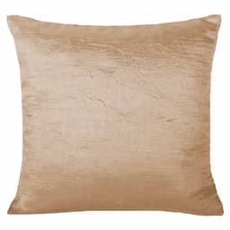 Capa de Almofada Cetim Amassadinho Dourada 45cm x 45cm