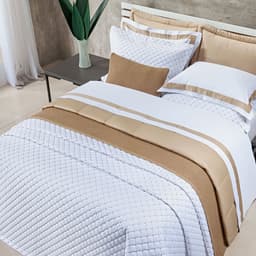 Cobre Leito Tamanho Super King Branco 400 Fios Egípcio 100% Algodão 3 Peças