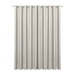 Cortina Blackout em Tecido Palha 3,00m x 2,70m 75% de Corta Luz - Ideal para Varão Simples de 2 Metros