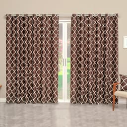 Cortina para Quarto Tabaco Argos Corta-luz 70% 4,40m x 2,35m Micropercal 300 Fios ideal para varão simples de 3 Metros